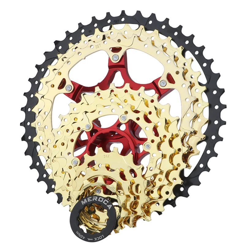 Bicycle Cassette Bicycle Sprocket Gear Bicycle Parts Bike Sprocket Bike Freewheel MEROCA MTB Freewheel 11-46T 11-52T Wide Ratio 8/9/10/11/12 Speed Suitable For Shimano Bike Sprocket Bicycle Cassette