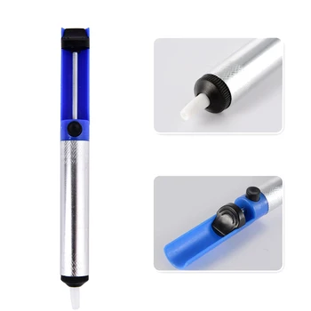 

New Electric Desoldering Pump Tool Metal Solder Sucker Removal Vacuum Soldering Iron Desolder Electric Soldering Irons Welding T
