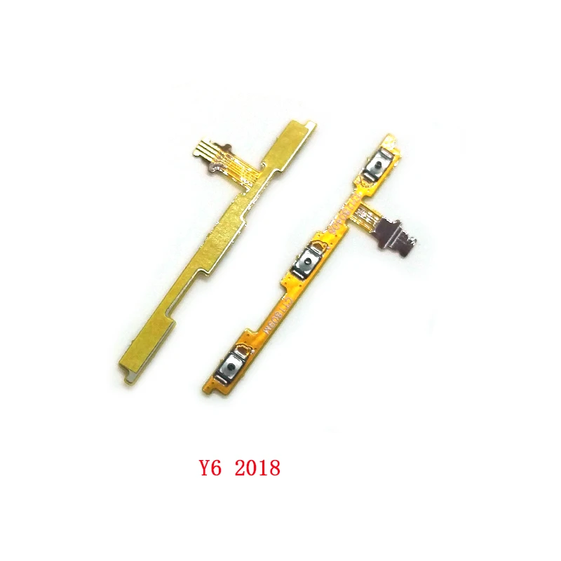 Для huawei Y5 Y6 Y7 Y9 включение/выключение питания, громкость переключатель ключ для боковой кнопки гибкий кабель, сменные детали