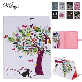 

Cover For Samsung Tab S2 SM-T710 Cartoon Leather Fundas Case For Samsung Galaxy Tab S2 8.0 T710 SM-T715 Protective Covers Cases