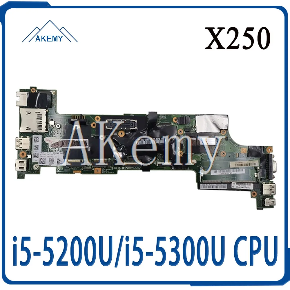 SAMXINNO For Lenovo ThinkPad X250 laptop Mainboard NM A091 00HT370 00HT379 00HT386 Motherboard with i5 5200U/i5 5300U CPU|Материнские