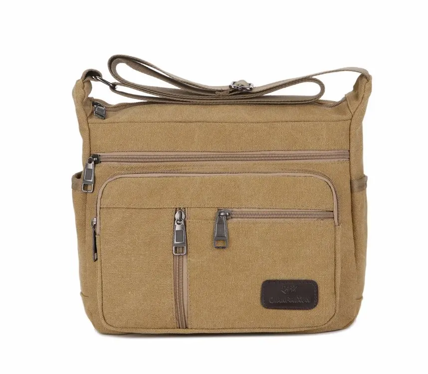 

Manufacturers Wholesale Canvas MEN'S Messenger Bag IPAD Package Retro Casual Shoulder Bag New Style Men Cross Border