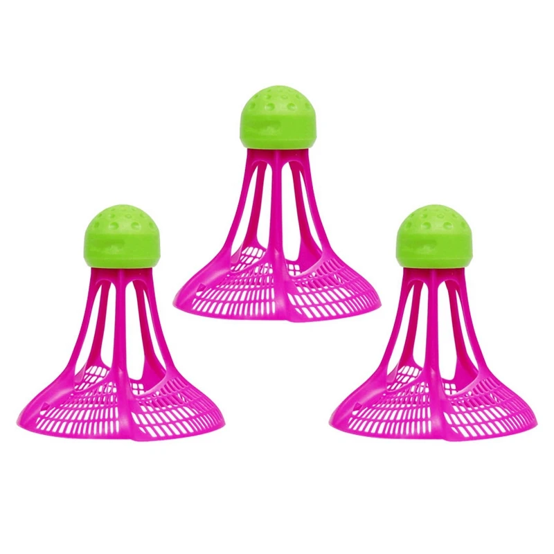 Windproof Badminton Outdoor Plastic Ball Nylon Shuttlecock Stable Resistance Sport Training Balls | Спорт и развлечения