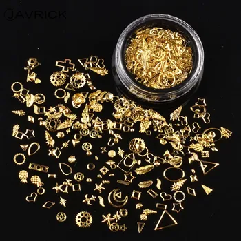 

120Pcs Mixed Steampunk Golden Metal Moon Star Cogs Gear Conch Pineapple Charm UV Frame Resin Jewelry Fillings Art Crafts