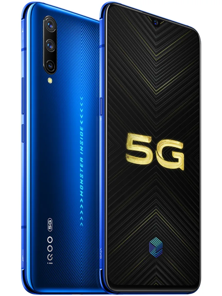 Смартфон Vivo IQOO Pro мобильный телефон с процессором Snapdragon 855 Plus 48.0MP NFC OTG Android 9 0 6 41 &quot