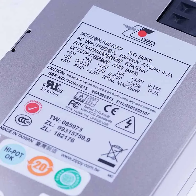 H1U 6250P 6150P промышленный сервер управления 1U blade источник питания|Блоки питания для