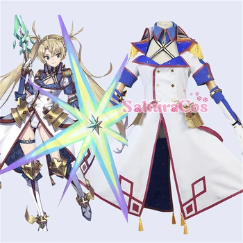 

Fate/Grand Order FGO Bradamante Battle Suit Cosplay Costume Jumpsuits+Coat H