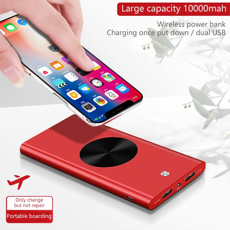 10000mAh Qi Wireless Charger Power Bank Portable External Battery Fast Charger Powerbank For iPhone 11 Xiaomi Samsung Poverbank 10000mAh Qi Wireless Charger Power Bank Portable External Battery Fast Charger Powerbank For iPhone 11 Xiaomi Samsung Poverbank