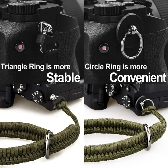 Quick Release Connector With Base for Sony Canon Nikon Fujifilm Olympus Leica SLR Camera Shoulder Strap Hand-Woven Wristband 3
