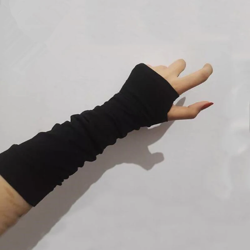 Anime Glove Cosplay Darkly Ninja Mitten Oversleeve Man Women Fashion Sun Block Keep Warm Cuff mens winter cycling gloves