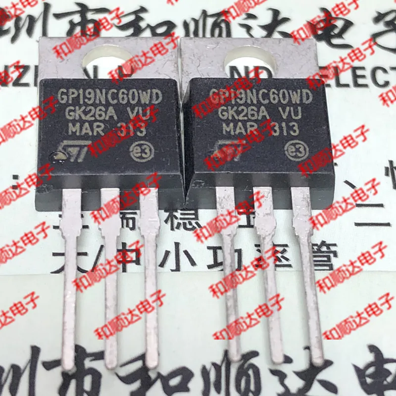 2 шт./GP19NC60WD STGP19NC60WD-220 600V 22A