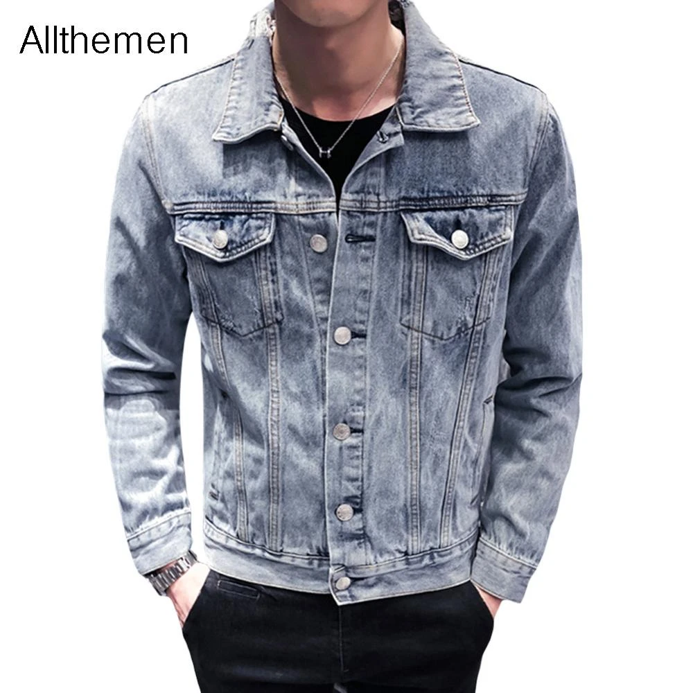 mens denim bomber