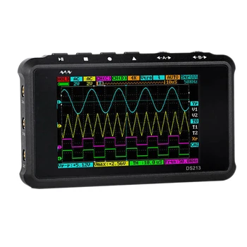 

AMS-Portable Mini 4 CH Sample Memory Depth Nano V2 Quad Digital Oscilloscope with Battery 1000 Mah
