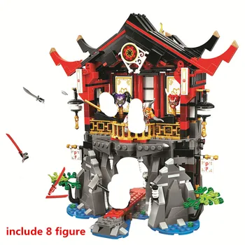 

Ninjagoed Temple of Resurrection Building Blocks Sets Bricks Ninja Movie Classic Model Marvel Kids Toys For Children Gift 10806