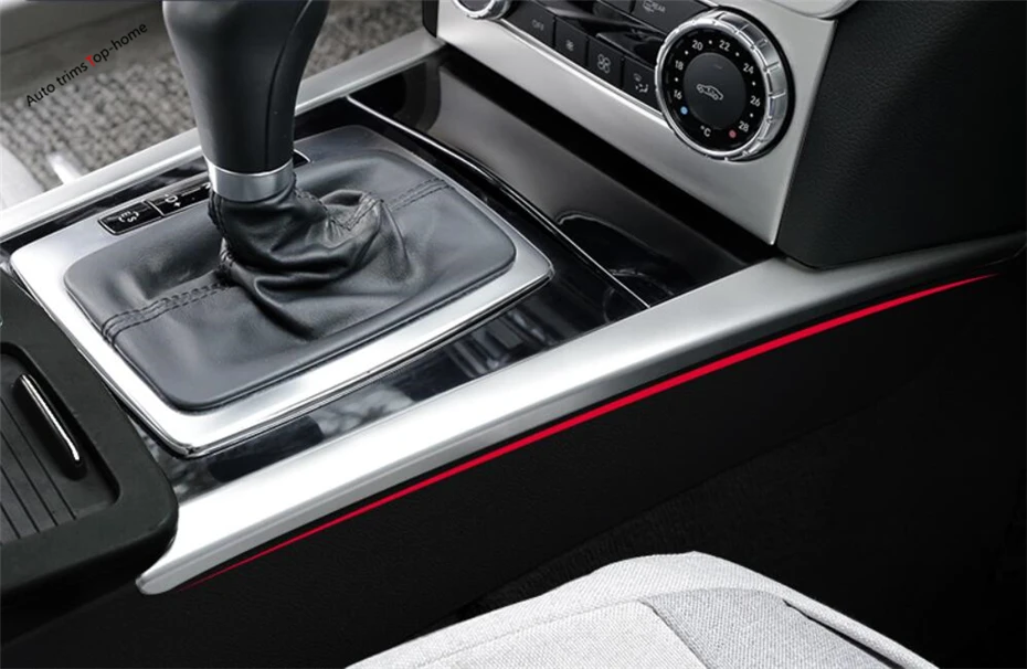 Yimaautoпланки интерьер для Mercedes Benz C CLASS W204 Седан 2011 2012 2013 нержавеющая сталь киоски коробка переключения передач крышка отделка комплект