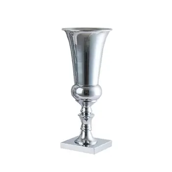 

Large Luxury Stunning Silver Iron Luxury Flower Vase Urn Wedding Table Centrepiece 425D