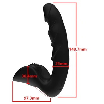 Vibrating Prostate Massager Men Anal Plug Anal Vibrator Powerful Prostate Stimulator Butt Plug Sex Toys For Women Remote Control 6