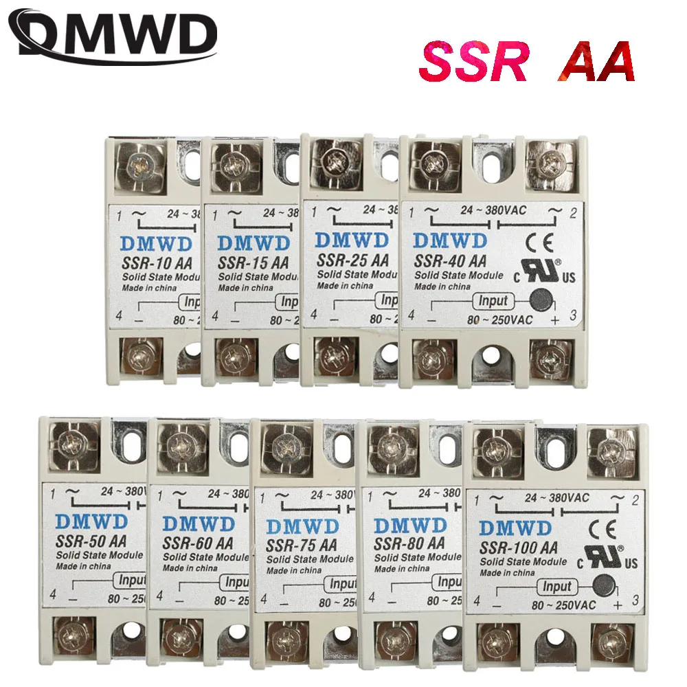 Промышленные твердотельные реле SSR AA с защитным флаг 10AA DC управления переменного