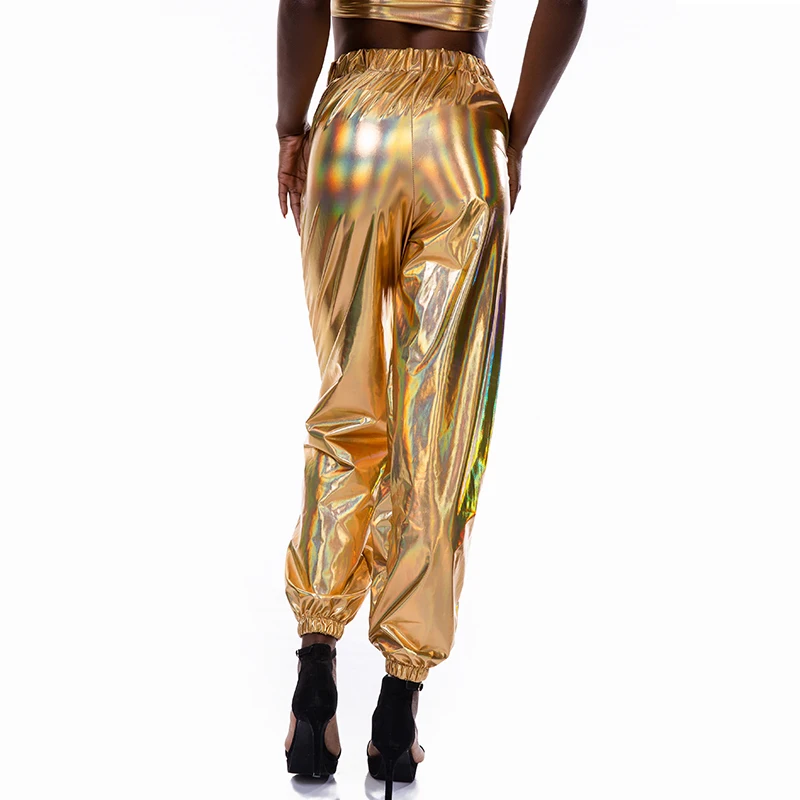 CUHAKCI-Streetwear-Hip-Hop-Pants-Girls-Dance-High-Waist-Trousers-Women-Black-Polyester-Silver-Clubwear-Gold (1)