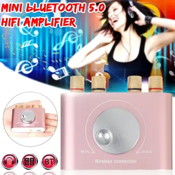 

Mini bluetooth 5.0 HiFi Digital Amplifier Stereo Audio 2.0 Channel Sound Amp 50W+50W Power Amp Car Amplifiers +Power Supply