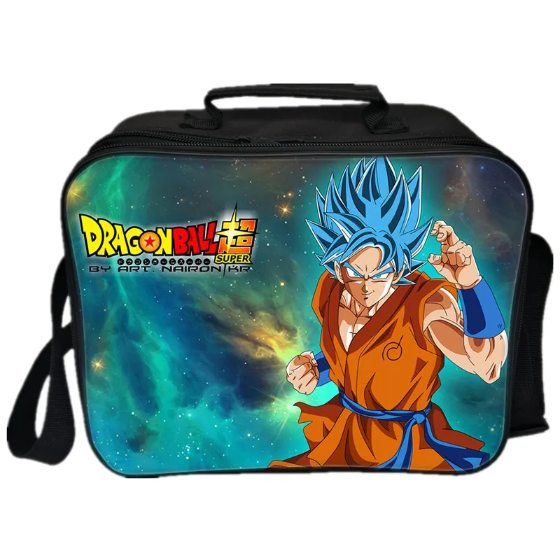 Студенческий работник Dragon Ball Z Супер Saiyan сумка для ланча Мужская и женская обувь для мальчиков и девочек сумка-холодильник изоляционная сумка модная сумка для ланча