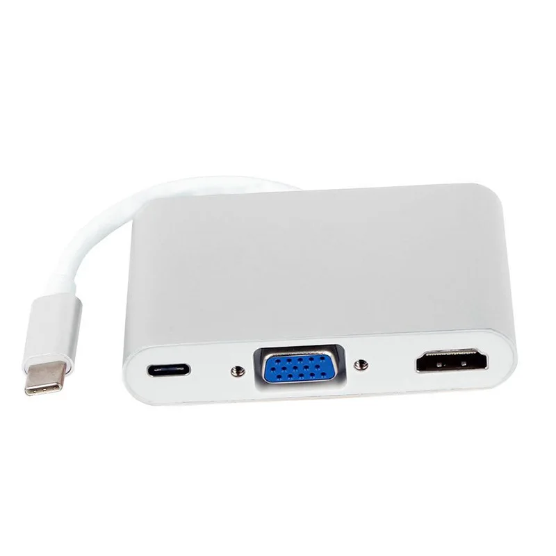 

High Quality HDMI to VGA Adapter Male To Famale Converter Adapter 1080P Digital to Analog Video Audio For PC Laptop Tablet