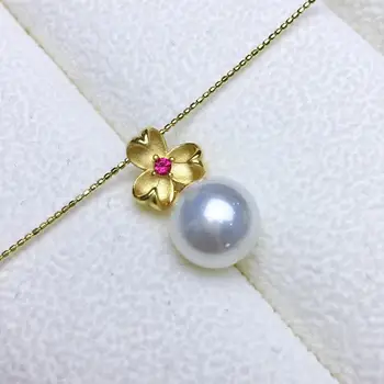 

NEW ARRIVAL Flower 925 Sterling Silver Pendant Base Settings Mountings Findings Parts for Pearl Crystal Jade Agate 5pcs/lot