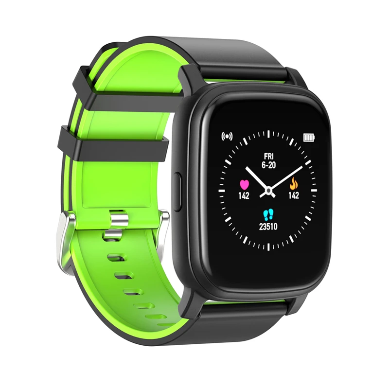green SENBONO TS01 Смарт-часы полный экран сенсорный браслет IP67 Водонепроницаемый для мужчин и женщин спортивные часы пульсометр умные часы с функцией мониторинга сна - Цвет: green