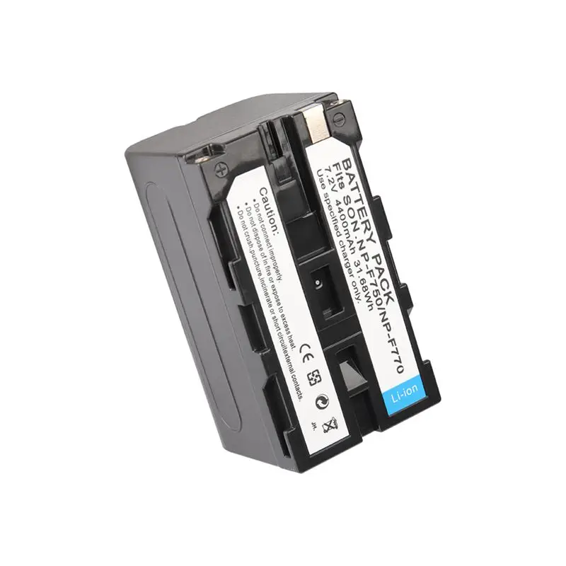 Для sony NP-F750/770 полная декодирование 7,2 V 4400mAh батарея 2+ ЖК-дисплей USB одиночный заряд+ USB кабель