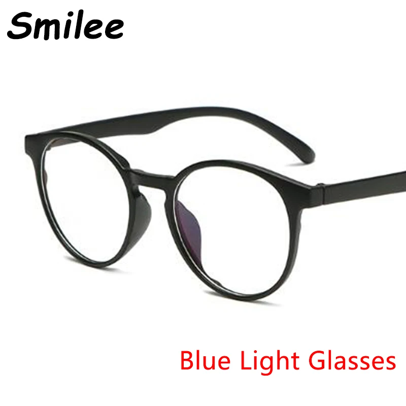 Прозрачные линзы, анти-синий светильник, очки, Ретро стиль, оправа для очков для женщин и мужчин, простые круглые очки, прозрачные компьютерные очки