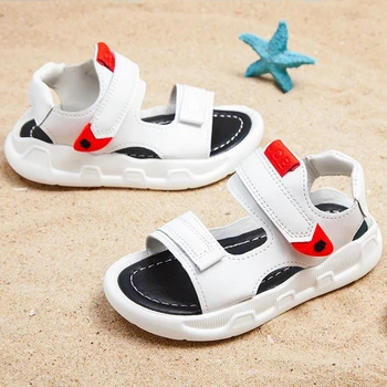 

Boys' sandals 2020 new children's beach shoes soft bottom boys' summer baby sandals size 23-36
