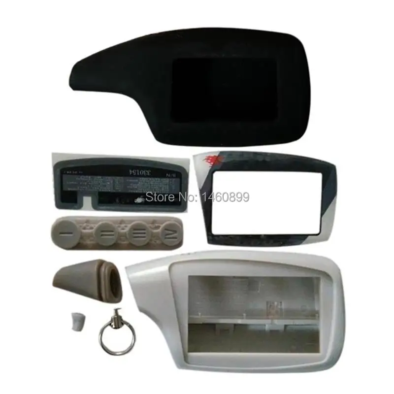 Funda M5 llavero cubierta de cuerpo + funda de silicona para scher-khan Magicar 5 6 alarma de coche LCD remoto Scher Khan M902F R300 902 903 903F