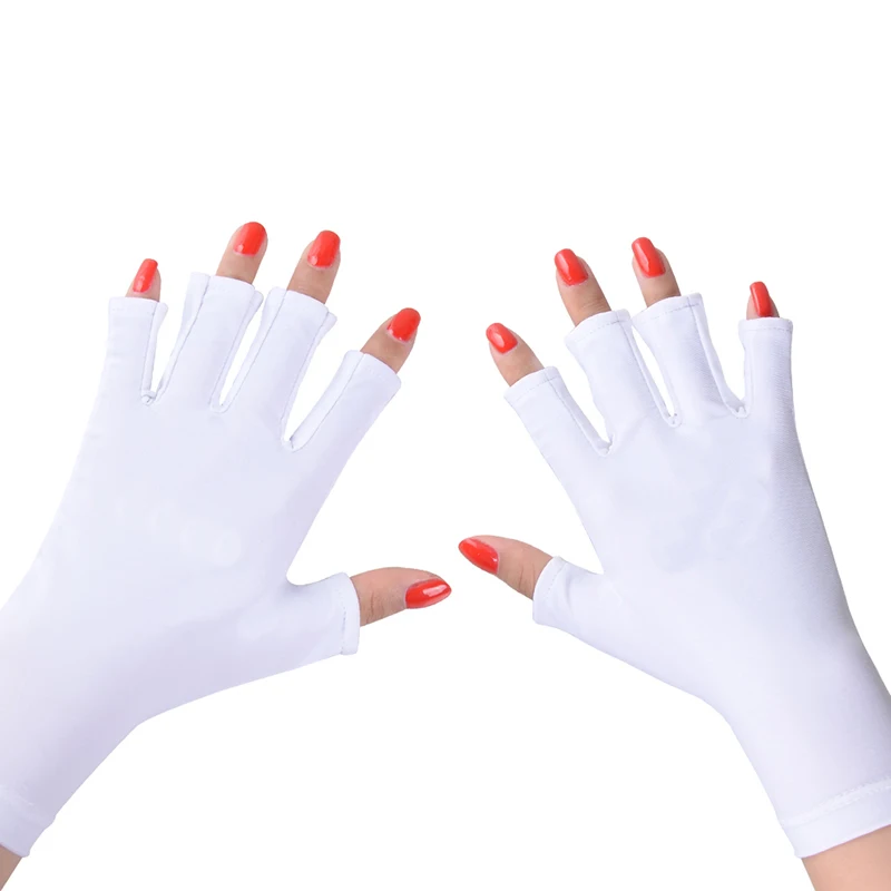 Перчатки для защиты от УФ-излучения, 1 пара, профессиональный инструмент для ногтей, СВЕТОДИОДНЫЙ УФ-лампа, Сушилка для ногтей, защита от УФ-излучения