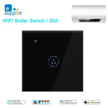 

eWeLink Wifi Boiler Switch Smart Switch Water Heater Switches Voice Remote Control Touch Panel Timer work with alexa google home