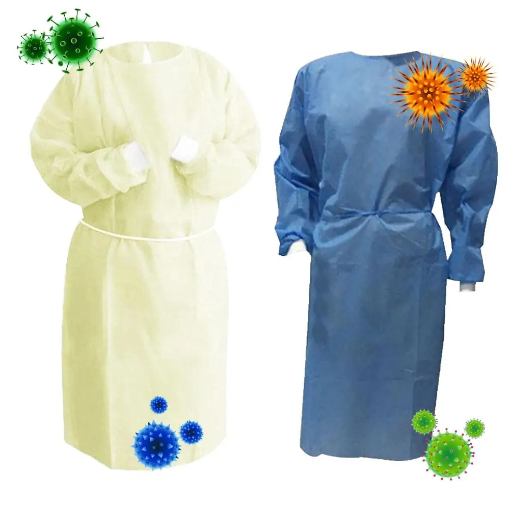 

Disposable Anti-dust Clothing Gown Safety Coverall Protection Isolation Suit White Coverall Hazmat Suit Protection Protective