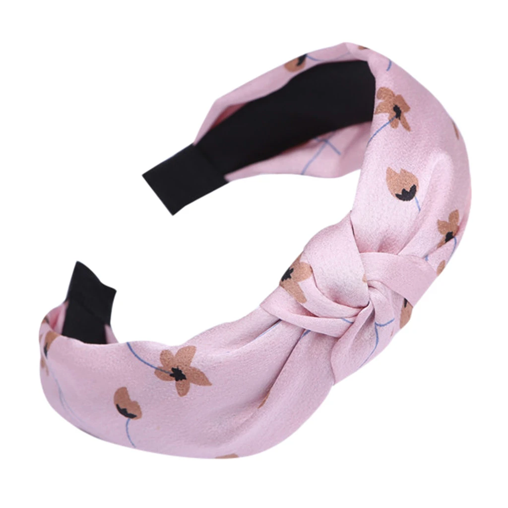 Women Headband Vintage Casual Fabric Hairband Cross Knot Elastic Hair Bands Soft Solid Girls Head Wrap Hair Band Accessories 926