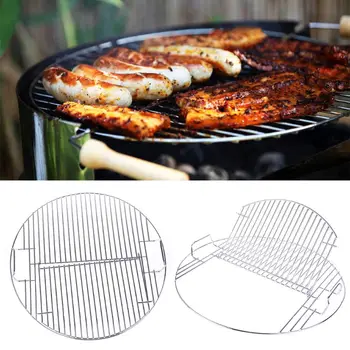 

Round Nonstick Heat Resistance Stainless Steel Barbecue Mesh Grill Grid Net Kitchen Cooking Outdoor Camping Tool H7EA