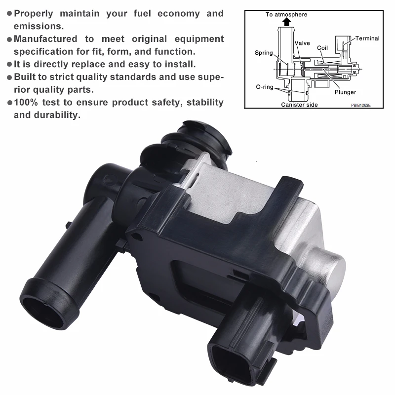 EGR Valves & Parts Evap Canister Vent Control Solenoid Valve Fit For