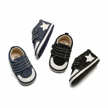 

Canvas Boy Shoes Sports Baby Shoes Design Anti-Slip Sneakers Kids Soft Sole Toddler Shoes Princess Shoes