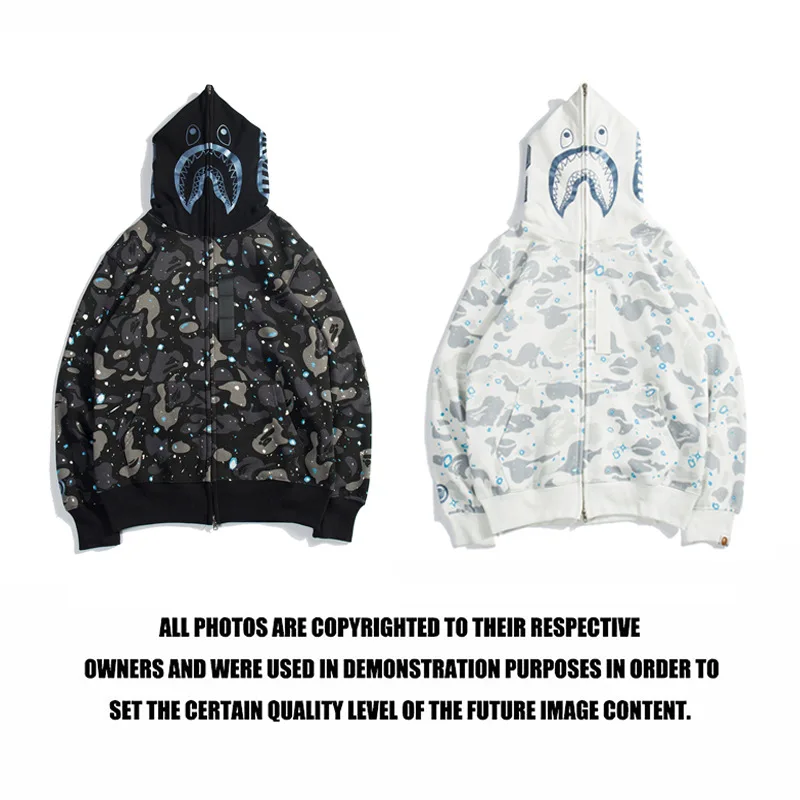 Japanese-style Popular Brand 19 New Style Ape Head Night Light Star Camouflage Printed Couples Hoodie AliExpress