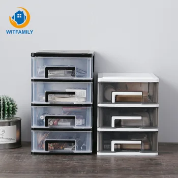 

Mini Plastic Storage Box Transparent Desktop Storage Box Small Drawer Desk Storage Cabinet Cosmetic Storage Box