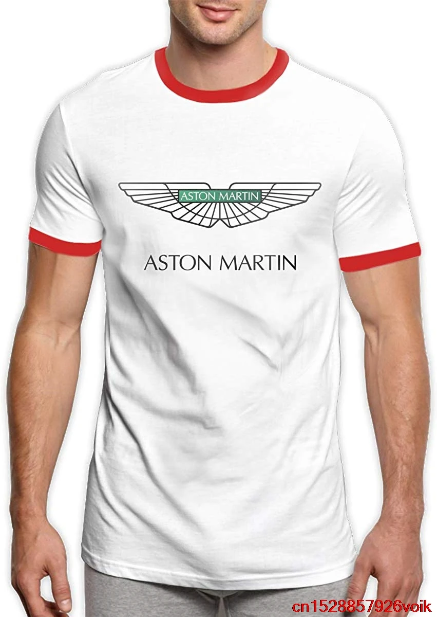 FGHFG дизайнерская футболка Aston Martin Motors с логотипом хлопковые футболки для мужчин s