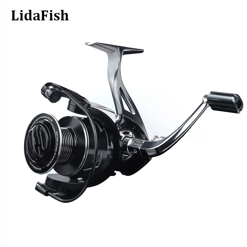 

LIDAFISH Brand Spinning Fishing Reel GTS1000-7000 Metal Spool 12KG Max Drag Saltwater Fishing Accessories Fishing Wheel