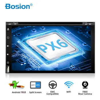 

Bosion Octa Core 2 din android 10 car dvd multimedia player universal 2din GPS Navi audio stereo radio headunit wifi PX6 4G 64G