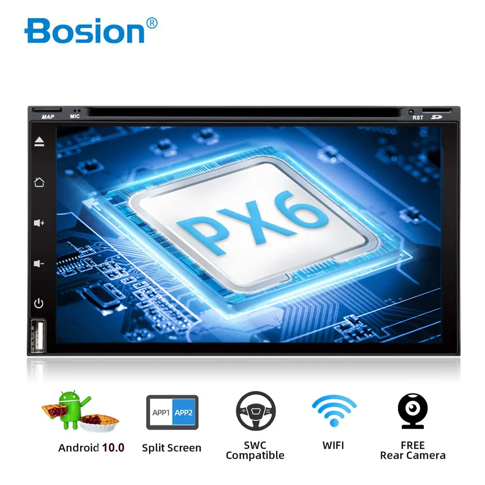 Bosion Octa Core 2 din android 10 samochodowy odtwarzacz multimedialny dvd uniwersalny 2din GPS Navi audio radioodtwarzacz radiowy wifi PX6 4G 64G Bosion Octa Core 2 din android 10 samochodowy odtwarzacz multimedialny dvd uniwersalny 2din GPS Navi audio radioodtwarzacz radiowy wifi PX6 4G 64G