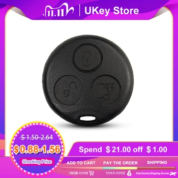 

OkeyTech 3 Buttons DIY Auto Key Shell For Benz SMART Fortwo For Mercedes Benz Replacement Remote Fob Case Hot Sale With Blade