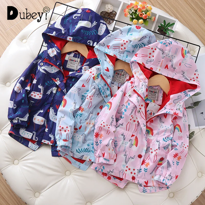 

Kid Autumn Winter Outerwear Fashion Cartoon Rainbow Printed Winter Jacket Girls Coat Corduroy Kids Overall Toddler Boy Coat