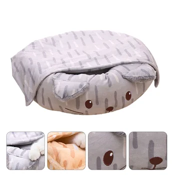 

1Pc Winter Warm Bed Pet Pad with Blanket Thick Pet Calming Bed for Store