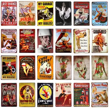 

Bicycle Painting Tin Plate Commercial Vintage Ride Bike tin Sign Car Garage Bar Pub Wall Retro Metal Poster