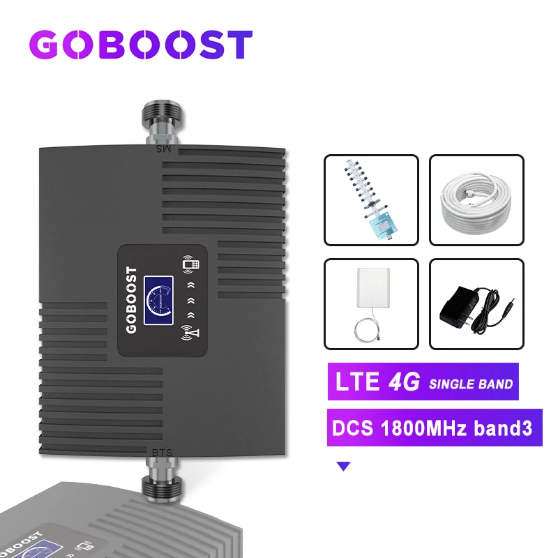 LTE 4G усилитель сотовой связи сигнала репитер мобильный телефон DCS 1800 ЖК дисплей
